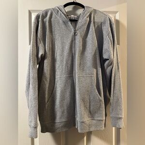 Lululemon Light Gray Zip Up Hoodie Jacket